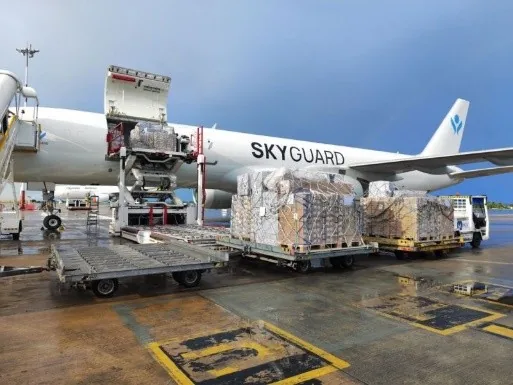 B757-200 air cargo charter flight for AGP Limited Pakistan